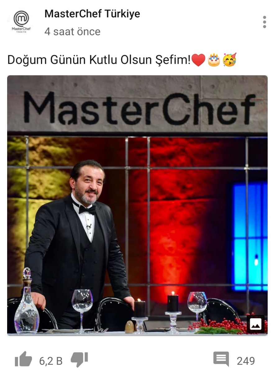 İyi ki Doğdun Mehmet Şef!