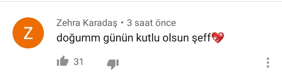 İyi ki Doğdun Mehmet Şef!