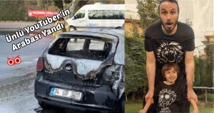 Ünlü YouTuber; Uras Benlioğlu'nun Arabası Yandı