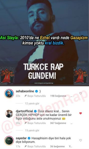 Asi Styla'nın Açıklamalarına Ünlü DJ ve Rapçiler'den Cevaplar