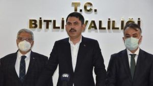Bakan Kurum: 'Bitlis'te 50 bin metrekarelik bir alanda önemli bir dönüşüm süreci yürütüyoruz'
