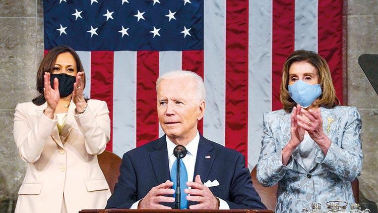 Biden, Trump gibi konuştu