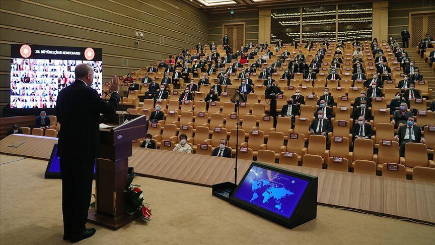 12'nci Büyükelçiler Konferansı yerli video konferans çözümüyle yapıldı