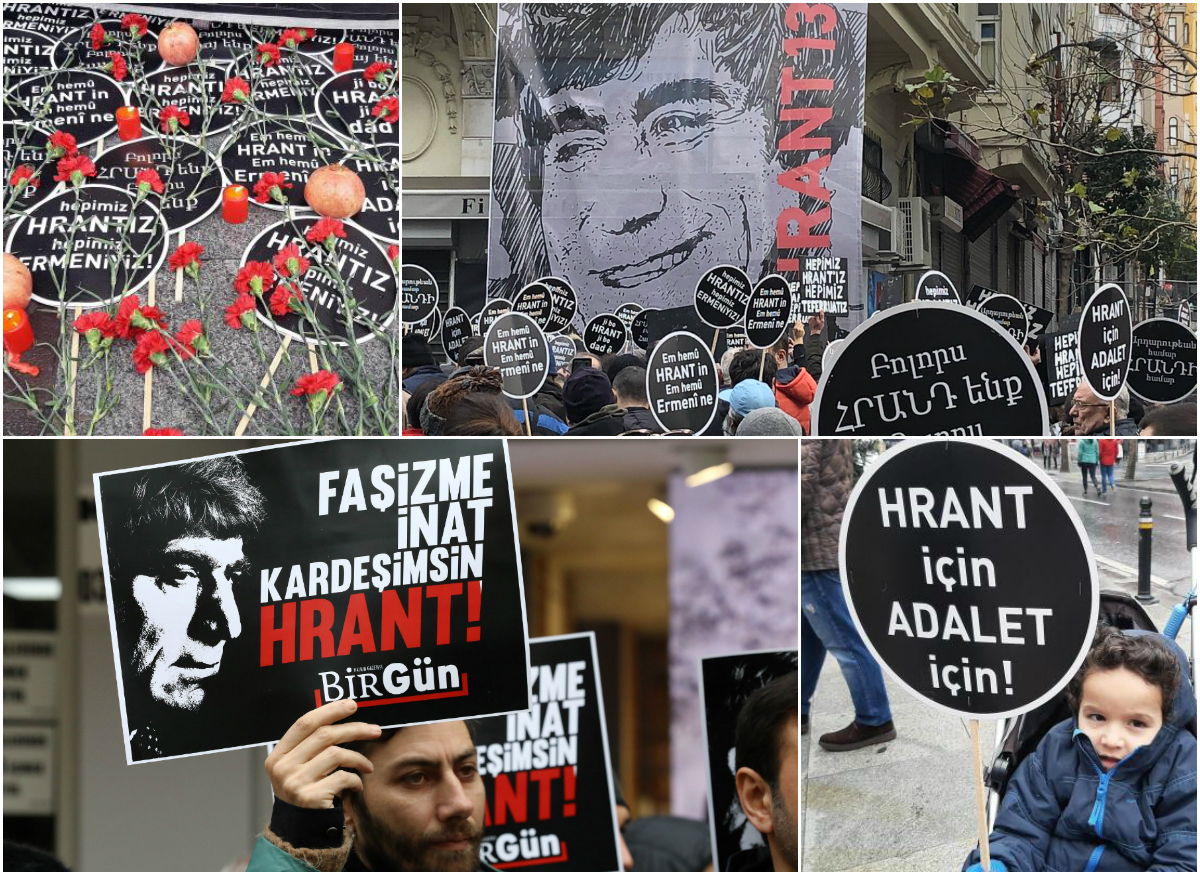 13 Yılıdır Adalet Aranıyor: Hrant Dink Vurulduğu Yerde Anılıyor 13 Yılıdır Adalet Aranıyor: Hrant Dink Vurulduğu Yerde Anılıyor