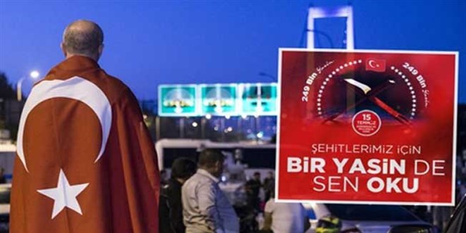 15 Temmuz şehitleri için 'Bir Yasin de Sen Oku' kampanyasına yoğun ilgi 15 Temmuz şehitleri için 'Bir Yasin de Sen Oku' kampanyasına yoğun ilgi