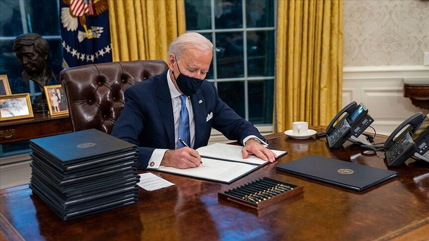 1.9 trilyon dolarlık destek paketi Temsilciler Meclisi'nden geçmişti... Ve Joe Biden imzayı attı