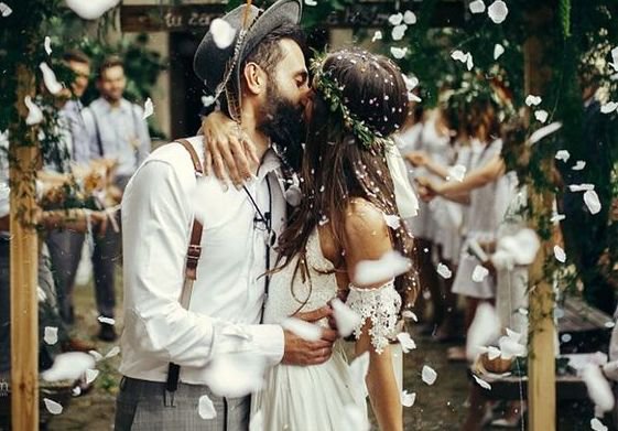 2018'de Bohem tarz gelinlik modası