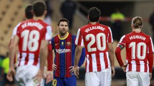 İspanya Süper Kupası'nı Athletic Bilbao kazandı! Messi ilk kez kırmızı kart gördü