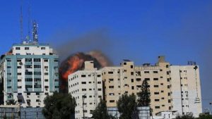 İsrail'in basının bulunduğu binayı bombalaması ABD yankı uyandırdı