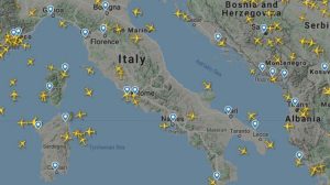 İtalya'da uçuş trafiğinde büyük düşüş