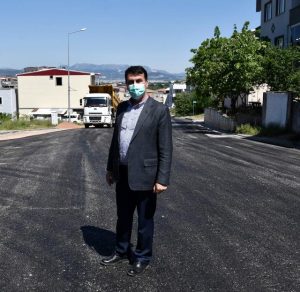 Osmangazi'de yollar asfaltla yenileniyor
