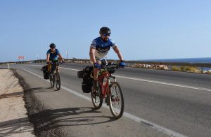 Rus turistlerin Akdeniz ve Ege sahillerinde bisikletle yolculuğu