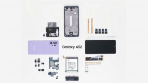 Samsung, Galaxy A52'nin Tüm Parçalarını Tek Tek Sergiledi