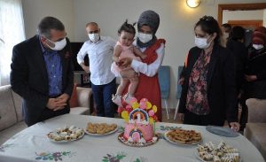 Son dakika haber: Şehit uzman onbaşının kızı Bahar'a, doğum günü sürprizi