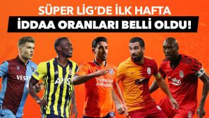 Süper Lig'de ilk haftanın iddaa oranları açıklandı! Misli.com'da TEK MAÇ, CANLI BAHİS...