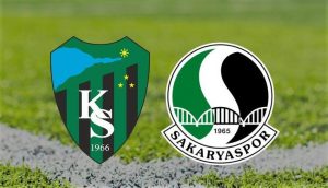 TFF 1. Lig'e son bilet hangi takımın olacak? Kocaelispor ile Sakaryaspor...