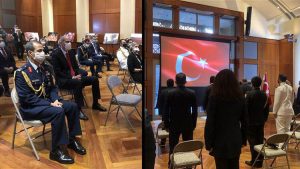 Türkiye'nin Washington Büyükelçiliği'nde 15 Temmuz anıldı