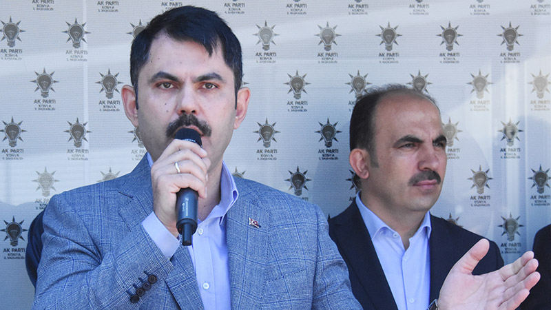 Bakan Kurum: Konya ile liderimiz arasında kimse giremeyecektir