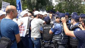 KESK'in toplu sözleşme eylemine polis müdahalesi