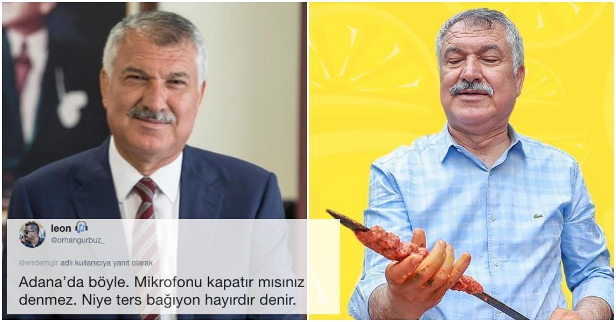 Adana Büyükşehir Belediye Lideri Zeydan Karalar'ın Meclis Üyesine "Niye Aykırı Aksi Bakıyon, Hayrola?" Demesi Toplumsal Medyanın Gündeminde Adana Büyükşehir Belediye Lideri Zeydan Karalar'ın Meclis Üyesine "Niye Aykırı Aksi Bakıyon, Hayrola?" Demesi Toplumsal Medyanın Gündeminde