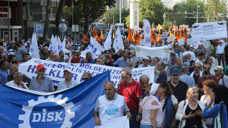 Ankara 1 Eylül Mitingi: "Barış sözcüğü suç olarak görülürken mücadele her zamankinden değerlidir"