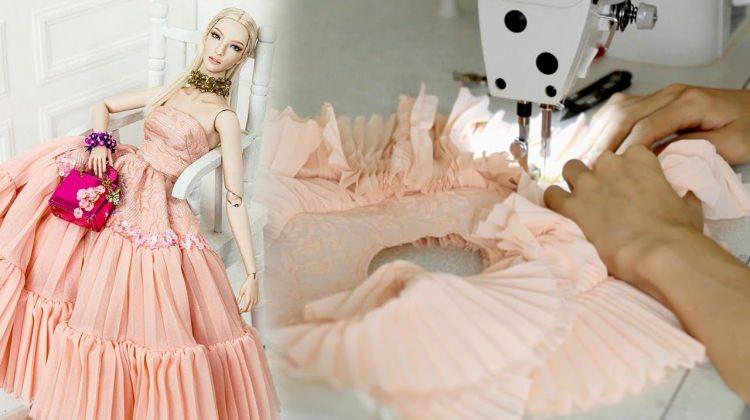 Barbie oyuncak bebeklere kıyafet nasıl dikilir? Kolay ve pratik bebek elbisesi dikimi