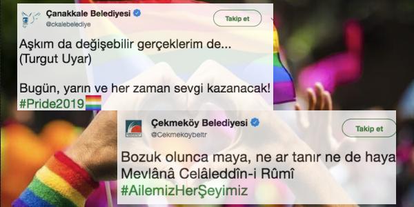 Belediyeler Üzücü Kapıştı! Onur Yürüyüşüne Takviye Veren Belediyelerle Karşı Çıkan Belediyeler Birbirine Girdi Belediyeler Üzücü Kapıştı! Onur Yürüyüşüne Takviye Veren Belediyelerle Karşı Çıkan Belediyeler Birbirine Girdi