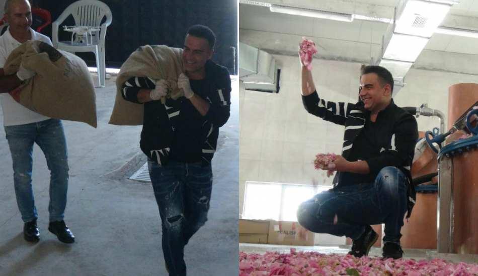 Berdan Mardini memleketinde gül yağı fabrikası kurdu!