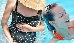 Hamilelikte yüzme pozisyonları ve faydaları! Hamileyken denize ya da termal havuza girilir mi?