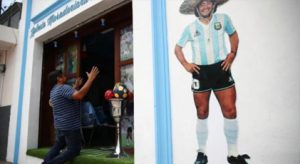 "Maradona Kilisesi" açıldı