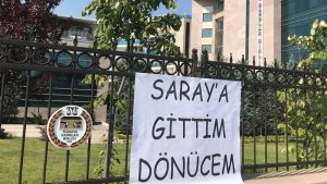 TBB önünde Metin Feyzioğlu tepkisi: "Saraya gittim dönücem"