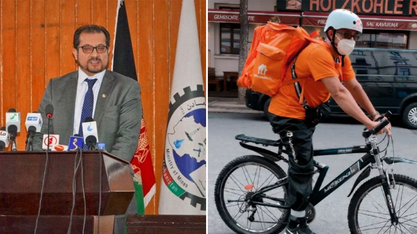 Afganistan'ın eski Bağlantı Bakanı, Almanya'da kurye oldu Afganistan'ın eski Bağlantı Bakanı, Almanya'da kurye oldu