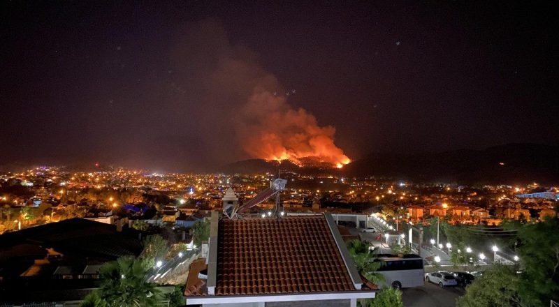 Alevler Kontrol Altına Alındı: Fethiye'deki Yangında Molotof Kokteyli İddiası