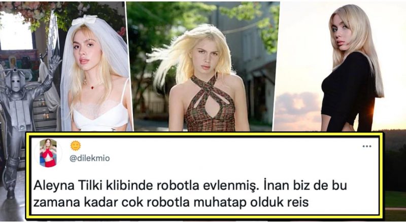 Aleyna Tilki'nin Geçtiğimiz Günlerde Dünyaevine Girdiği Robotun da Bulunduğu Klibi Bomba Tesiri Yarattı