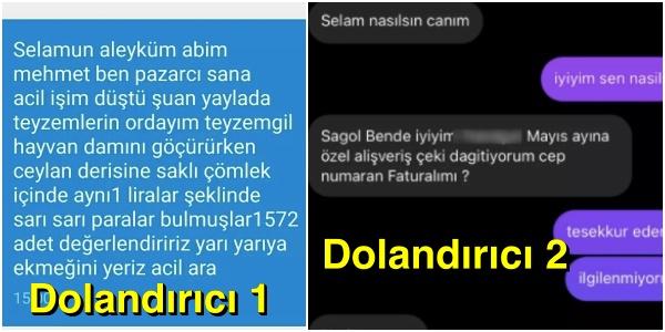 "Altın Buldum" Diyenden "Hediye Çeki Dağıtıyorum"a Kadar Gönderilmiş Çeşit Çeşit Dolandırıcı İletisi