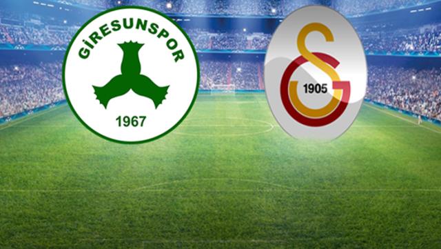 Aslan alana iniyor! Giresunspor-Galatasaray maçında birinci 11'ler belirli oldu