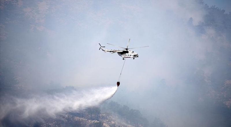 Bakan Duyurdu: Antalya ve Muğla'da Devam Eden 5 Yangın Kaldı