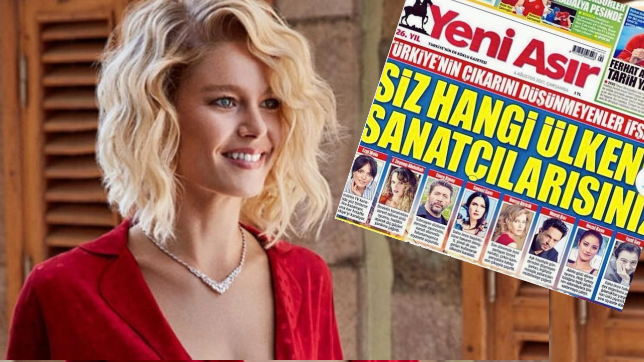 Burcu Biricik'ten sanatkarları gaye gösteren Yeni Asır manşetine reaksiyon: Ben vatanına aşık bir vatandaşım! Burcu Biricik'ten sanatkarları gaye gösteren Yeni Asır manşetine reaksiyon: Ben vatanına aşık bir vatandaşım!