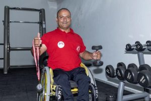 Engelli Atlet Kenan Özkan, halterde Türkiye ikincisi oldu