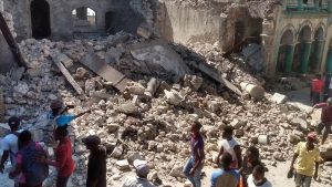 Haiti'deki sarsıntıda hayatını kaybedenlerin sayısı bin 419'a yükseldi