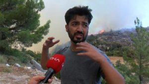 Manavgat'ta itfaiye gruplarıyla tartışıp havaya ateş açan müzikçi Yusuf Güney gözaltına alındı