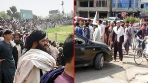 Taliban, dört kumandanı binlerce kişinin önünde idam etti
