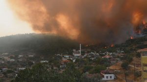 Yangınların denetim altına alındığı Milas'tan üzen haber! Alevler yine yükseldi
