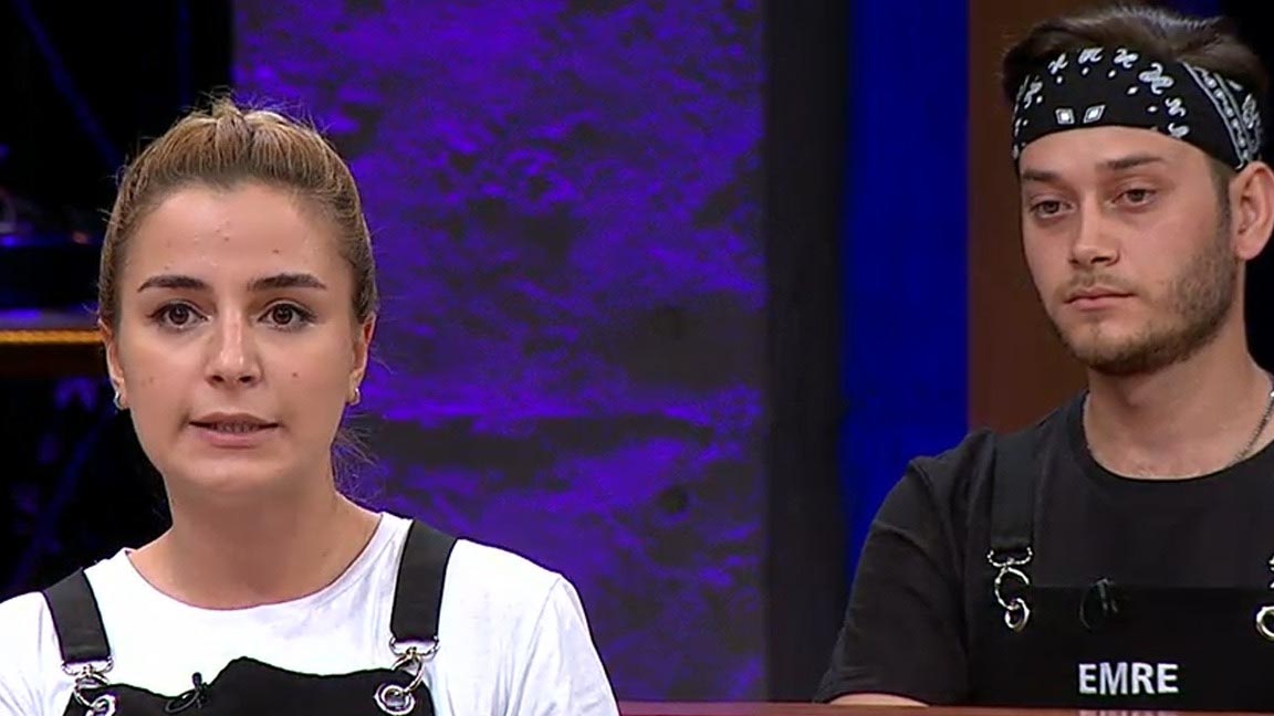 MasterChef son kısımda yarışmacılar Emre ve Dilara birbirine girdi MasterChef son kısımda yarışmacılar Emre ve Dilara birbirine girdi