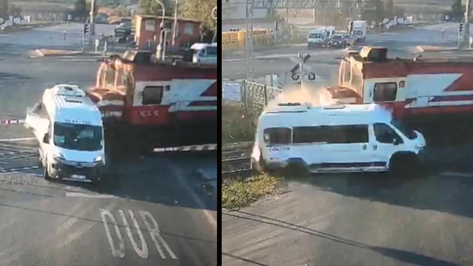Yük treninin çarptığı ve yolculardan 7'sinin öldüğü minibüsün sürücüsü: İkaz sesini duymadım, bariyerlerin kapalı olduğunu yaklaşınca gördüm Yük treninin çarptığı ve yolculardan 7'sinin öldüğü minibüsün sürücüsü: İkaz sesini duymadım, bariyerlerin kapalı olduğunu yaklaşınca gördüm