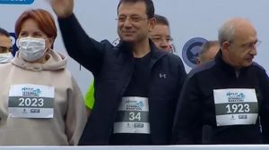 40 bin kişinin Asya'dan Avrupa'ya koştuğu İstanbul Maratonu'nda startı Ekrem İmamoğlu verdi