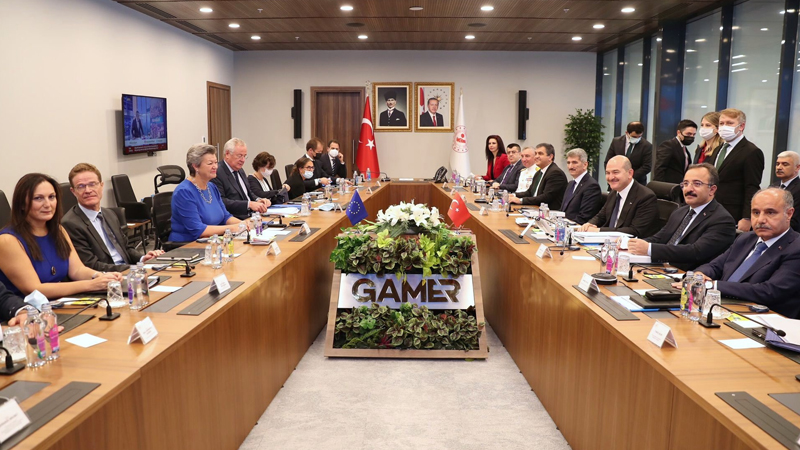 AB ile Türkiye ortasında 'Göç ve Güvenlik Alanlarında 1'inci Yüksek Seviyeli Diyalog Toplantısı' gerçekleşti