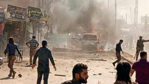 Afrin'de bombalı araçla akın