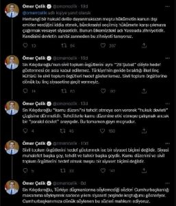 AK Parti'li Çelik: Kılıçdaroğlu, devlet memurlarını tehdit ediyor