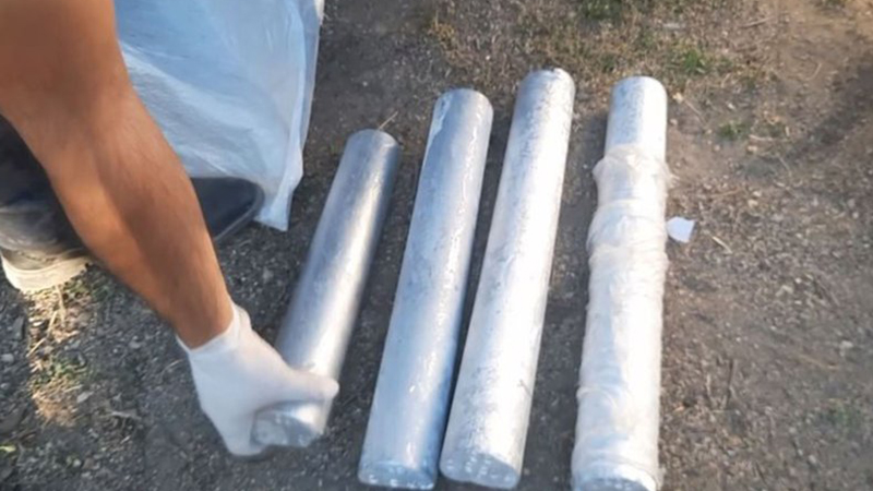 Aksaray'da nükleer güç ve füze üretiminde kullanılan 16 kilo saf alüminyum ele geçirildi